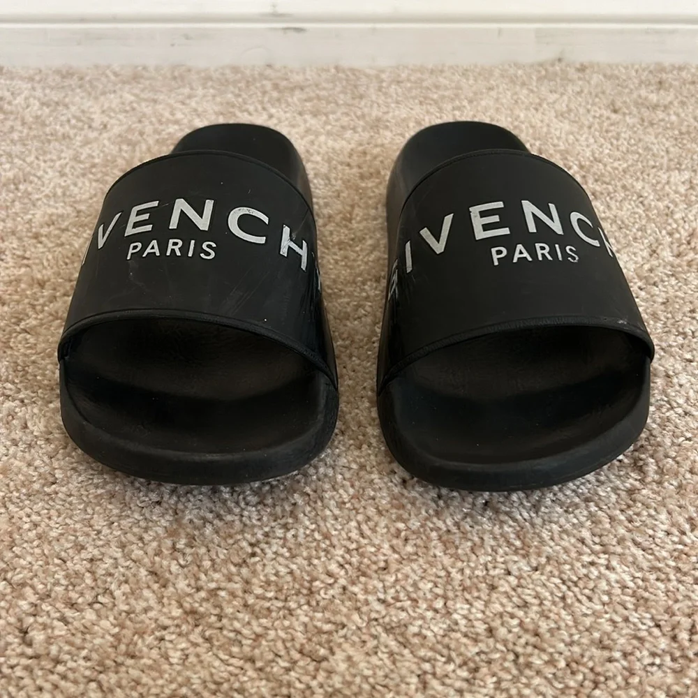 Givenchy Logo Pool Slide - Black